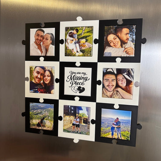 Puzzle Jigsaw Magnetic Photo Frame 3D Print File - Commercial Use