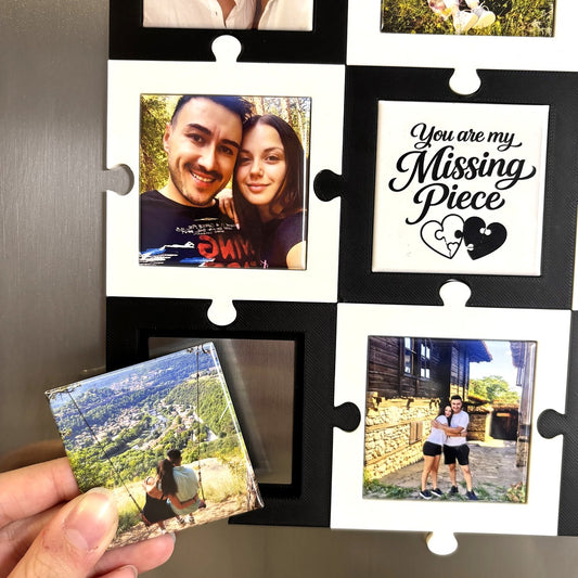 Puzzle Jigsaw Magnetic Photo Frame 3D Print File - Commercial Use