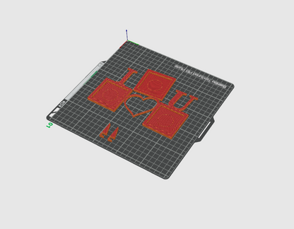 LOVE Magnetic 3D Print File for Photo Magnet Frame