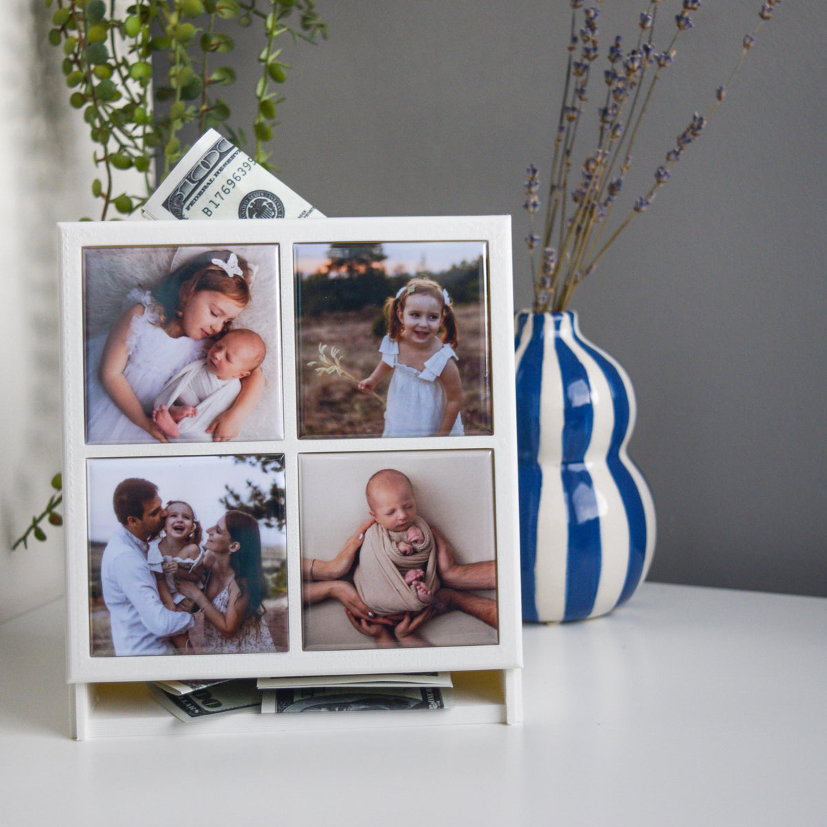 Moneybox Frame Photo Magnets